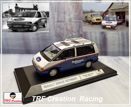 Renault Espace Rothmans Assistance rapide team Rothmans  Ref. 105  Tarif  70 euros   